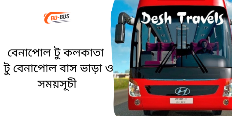 বেনাপোল টু কলকাতা টু বেনাপোল বাসের ভাড়া এবং সময়সূচী